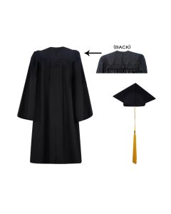 Premium Bachelors Cap, Gown and Tassel Set