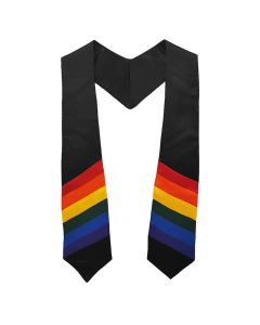 Rainbow Stole - Black