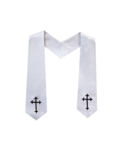 Cross Embroidered Stole